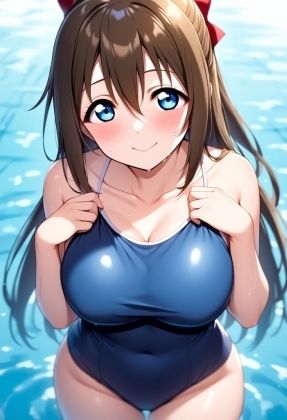 桜坂し〇く スク水H 画像3