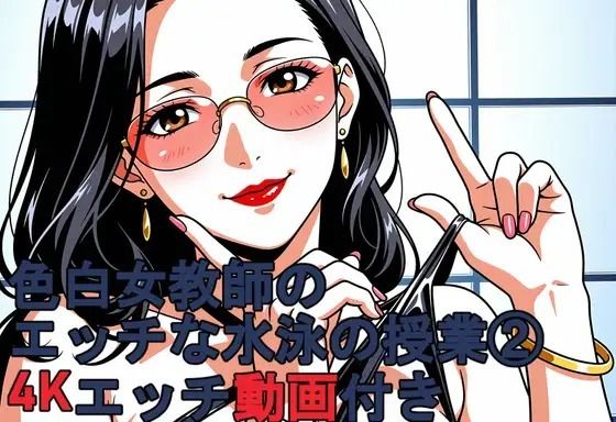 色白女教師のエッチな水泳の授業 24Kエッチ動画付き。
