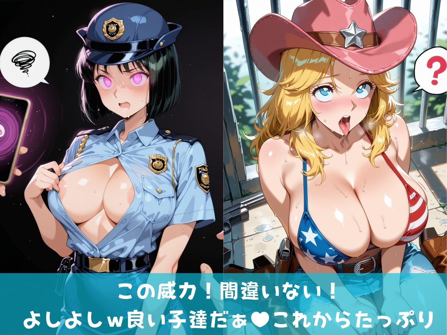 【寝取られ】神催●に狂う女体〜こちら葛●区亀有公園●派出所〜の作品画像 2