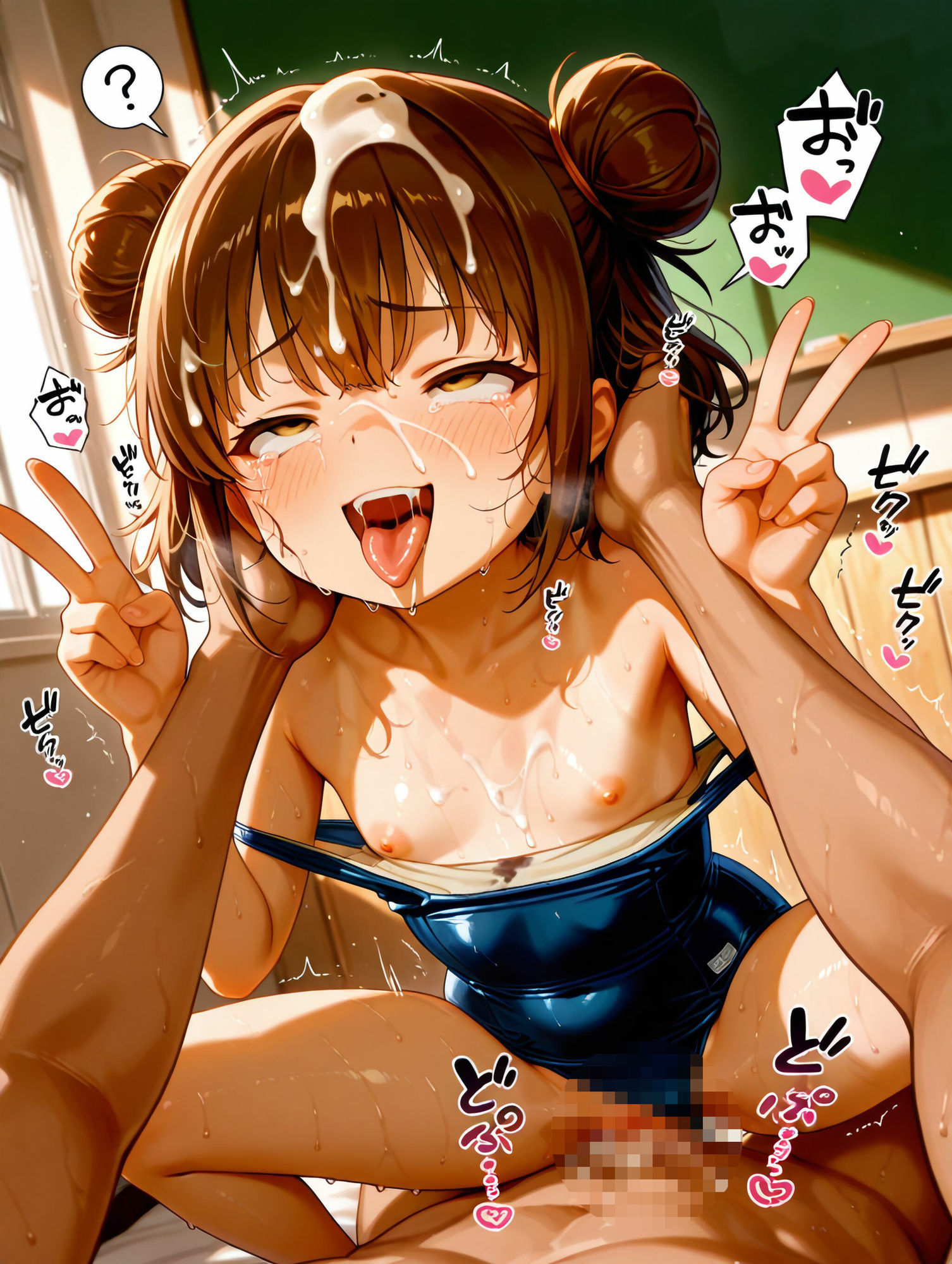 ロリ少女催●乱交学園【スク水編】 サンプル画像 10