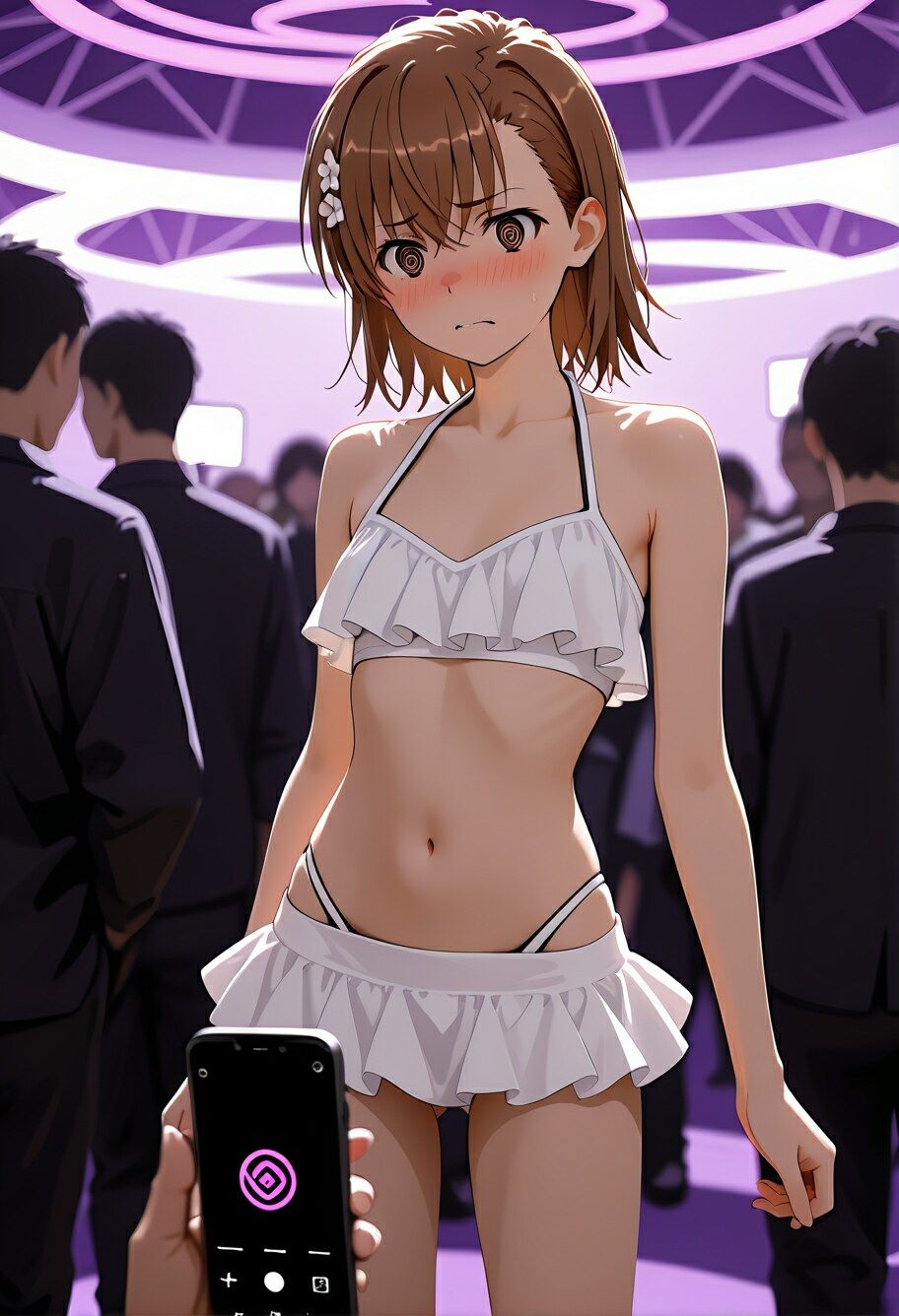 とあるビーチの催〇SEX 〜本能に抗えない御〇美琴〜 サンプル画像 4