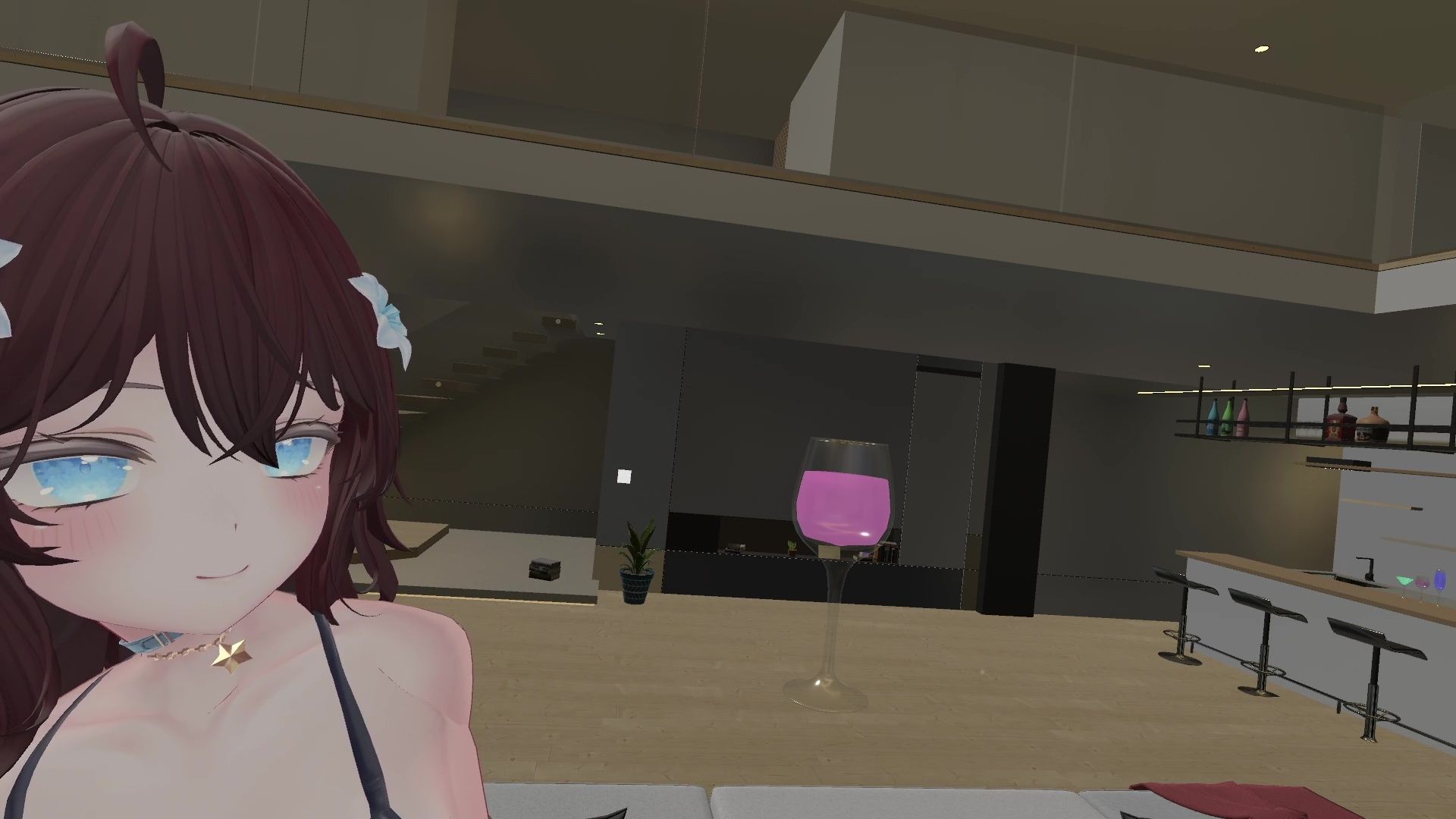 【ChilloutVR】連動フルトラ！100Pで10回スクワットしたよ！！井栗まろん 画像1