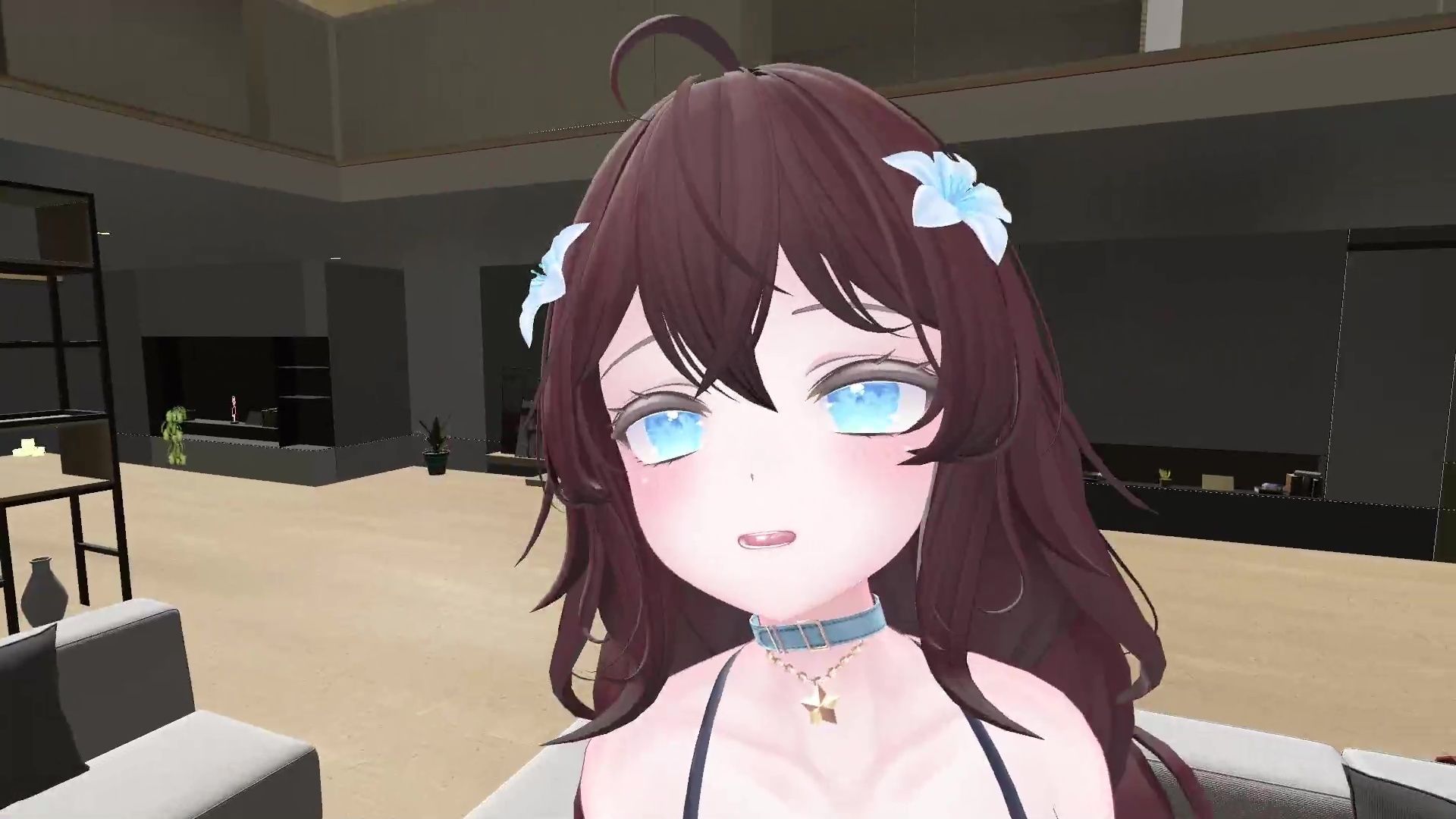 【ChilloutVR】連動フルトラ！100Pで10回スクワットしたよ！！井栗まろん 画像5