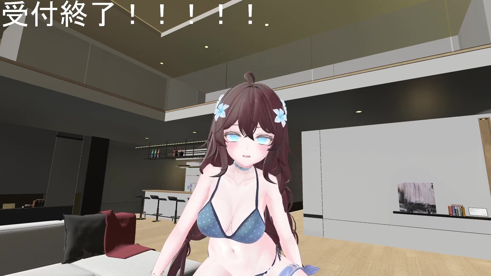 【ChilloutVR】連動フルトラ！100Pで10回スクワットしたよ！！井栗まろん 画像9