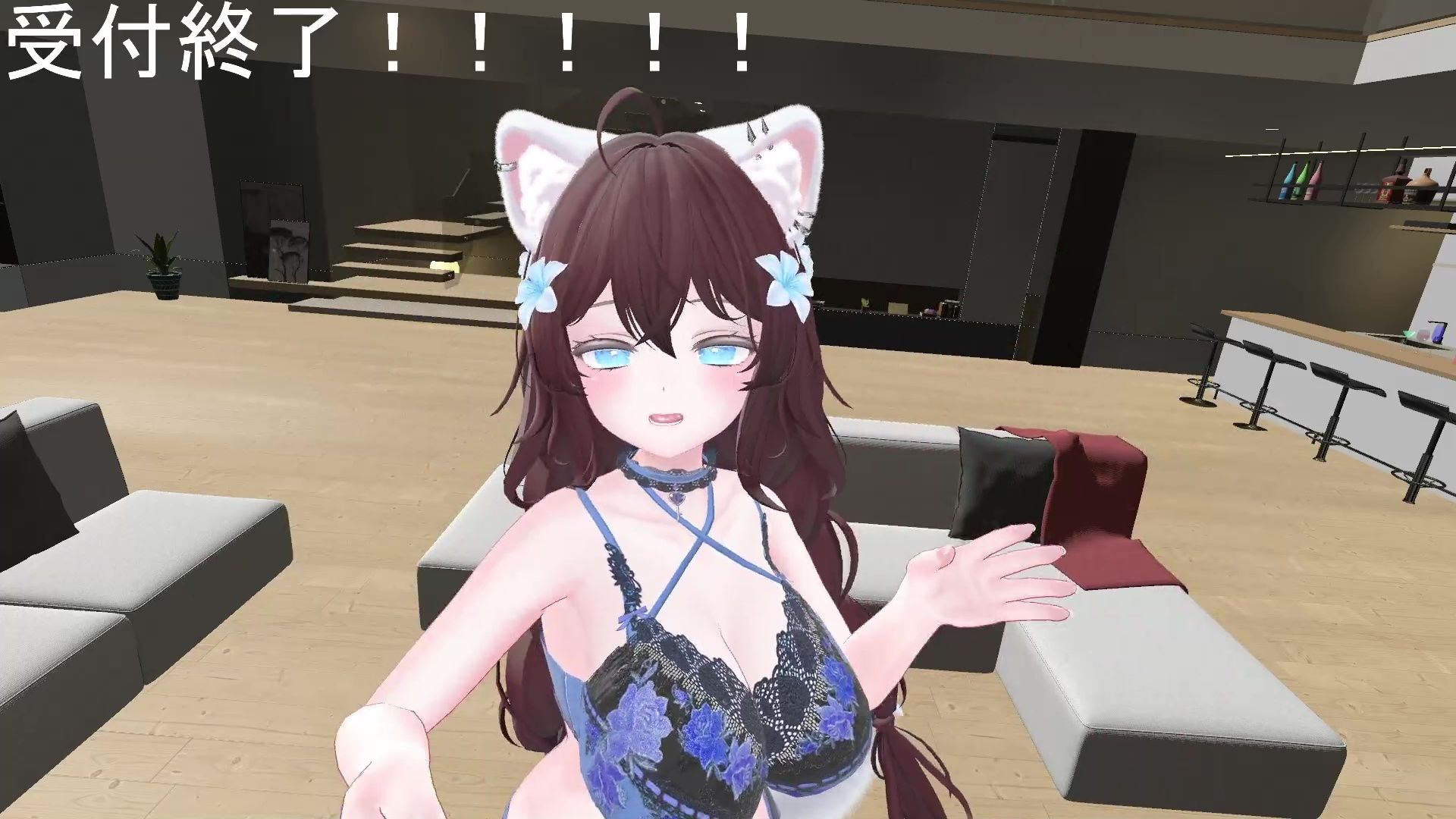 【ChilloutVR】連動フルトラ！100Pで10回スクワットしたよ！！井栗まろん 画像10