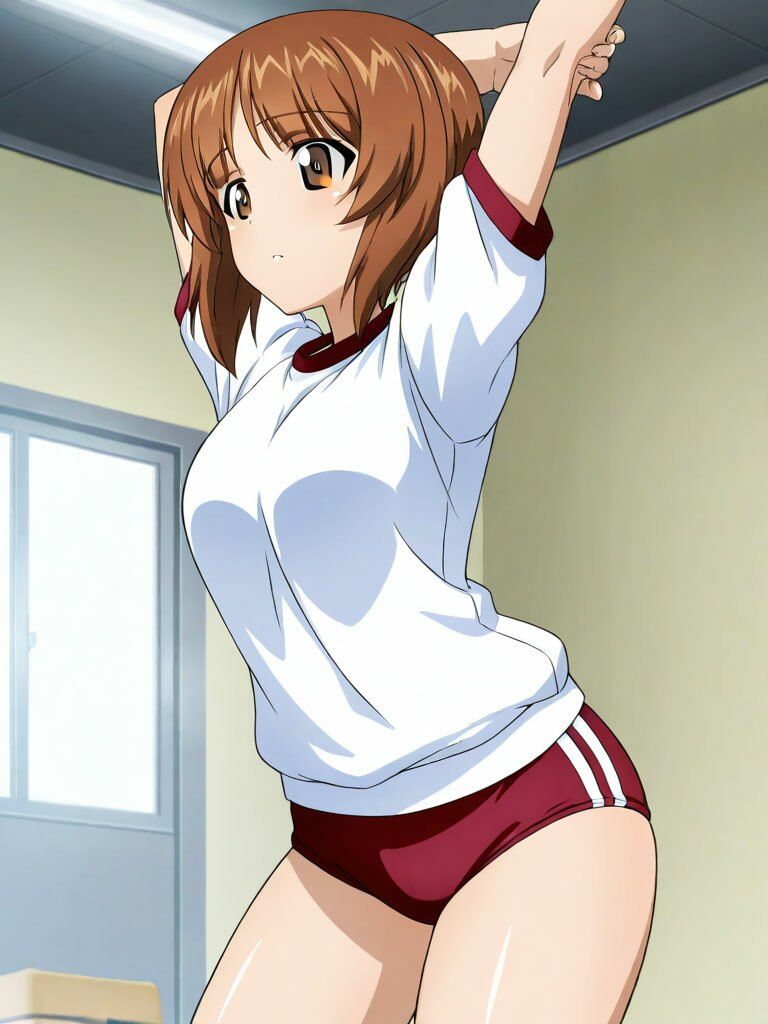 西住美穂ブルマコスプレ 130枚 画像1