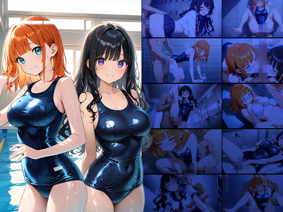 爆乳オレンジ黒髪水泳部が新人コーチと個別レッスン契約【4K】1