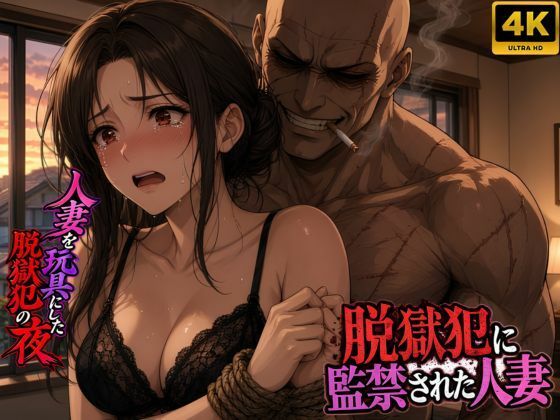 【4Kアニメ】脱獄犯に監禁された人妻‥〜人妻を玩具にした脱獄犯の夜〜の商品画像