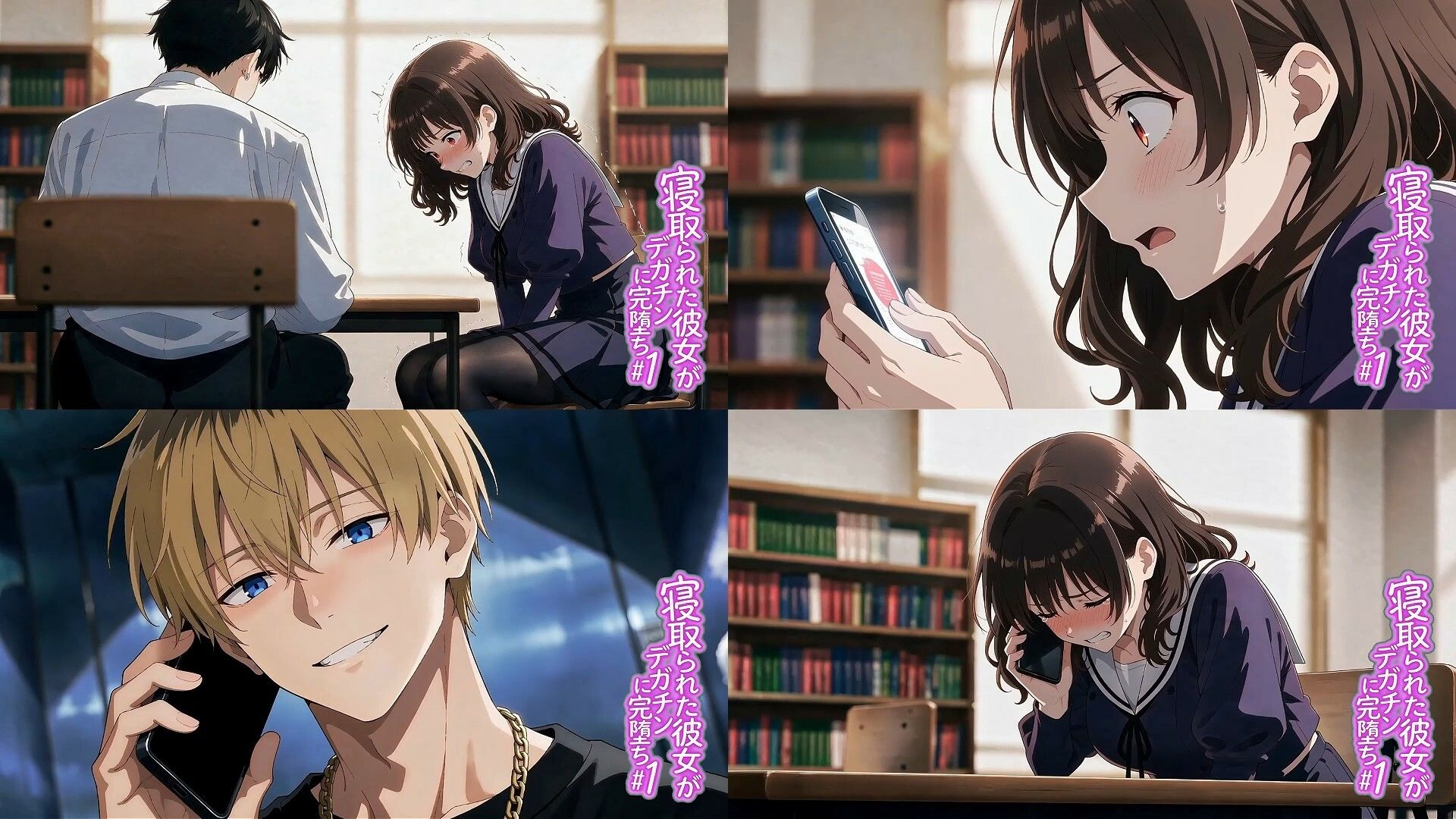 ★公開記念特別割引★寝取られた彼女がデガチンに完堕ち#1 画像1