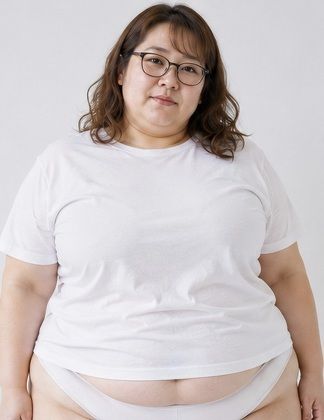 ぽっちゃり・おでぶがひたすらTシャツを脱ぐ動画 画像1