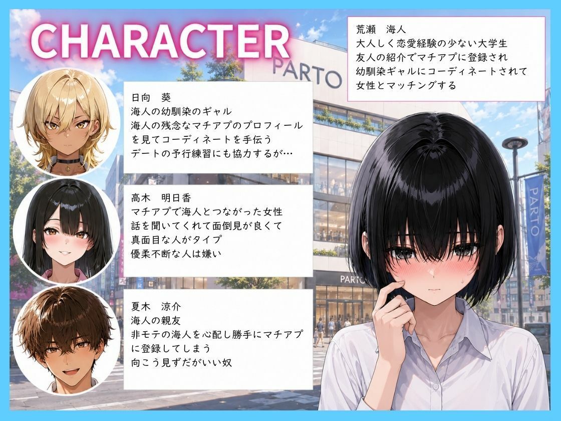 幼馴染ギャルにマチアプの予行練習を頼んだら中出し本気セックスした話 1枚目