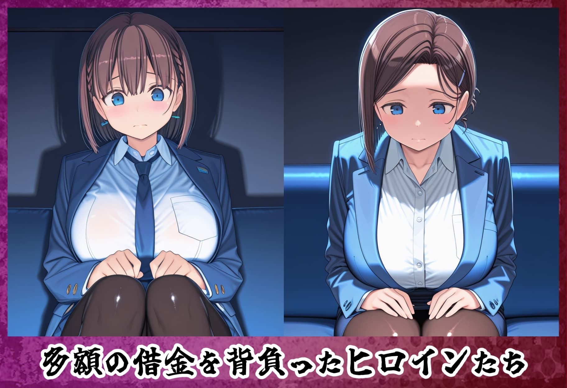 【エロ漫画】風俗嬢堕ち〜借金返済ヒロインズ〜【月曜日のた〇わ編】1