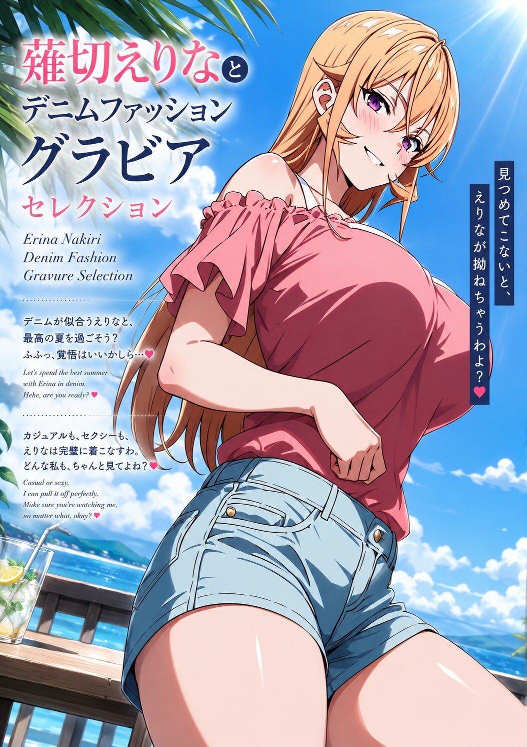 薙切えりなデニムファッショングラビアセレクション サンプル2
