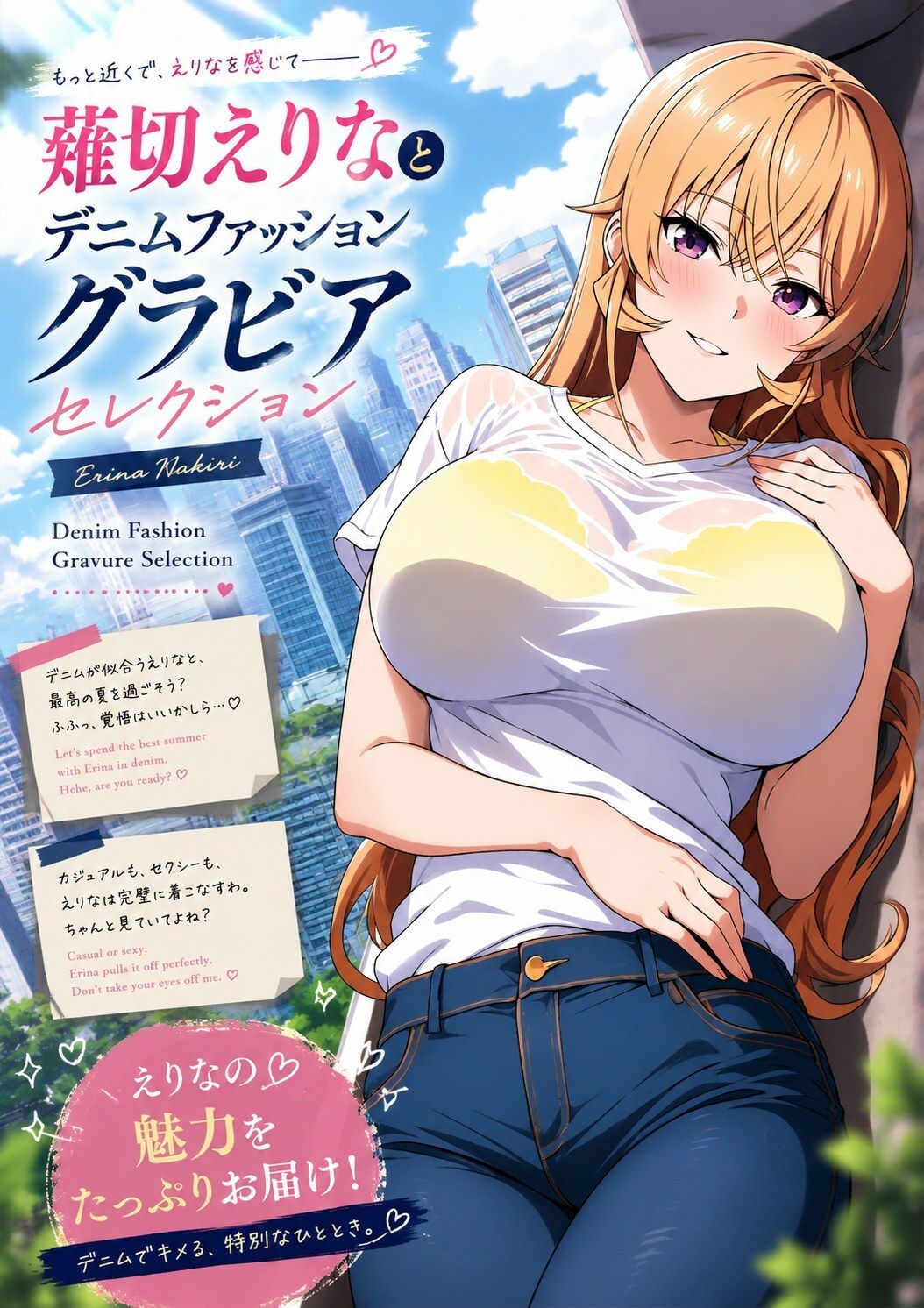 薙切えりなデニムファッショングラビアセレクション サンプル3