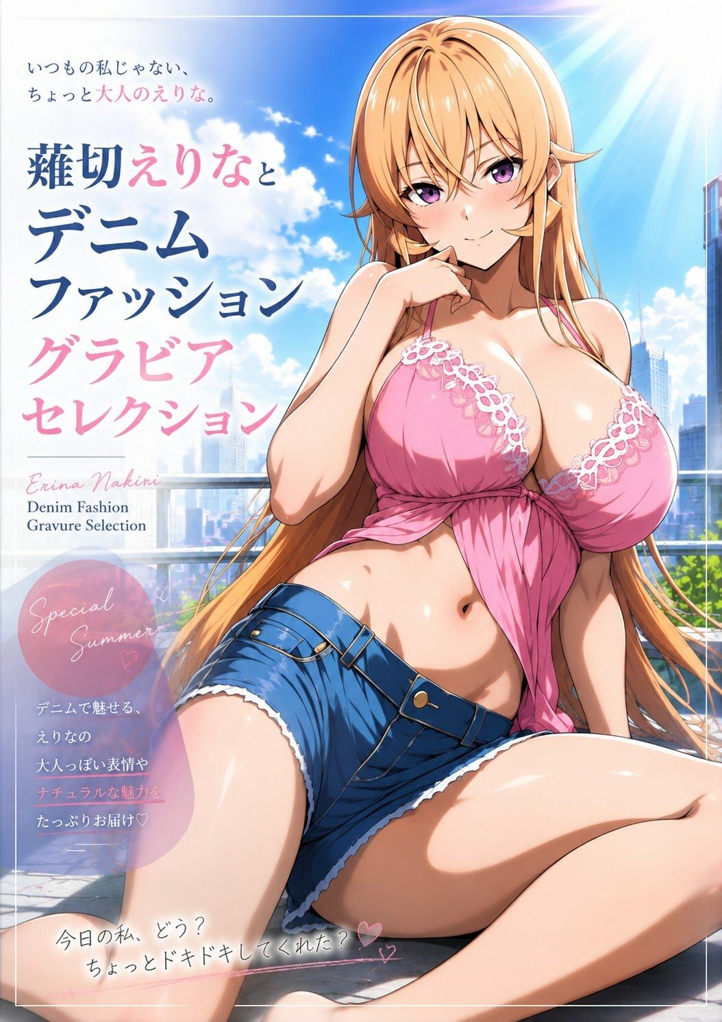 薙切えりなデニムファッショングラビアセレクション サンプル6