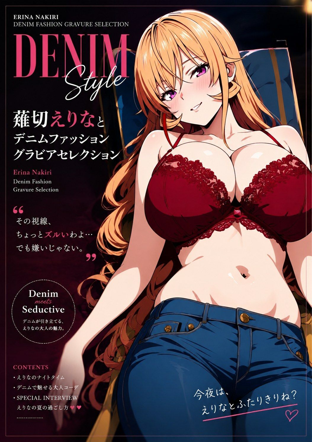 薙切えりなデニムファッショングラビアセレクション サンプル8
