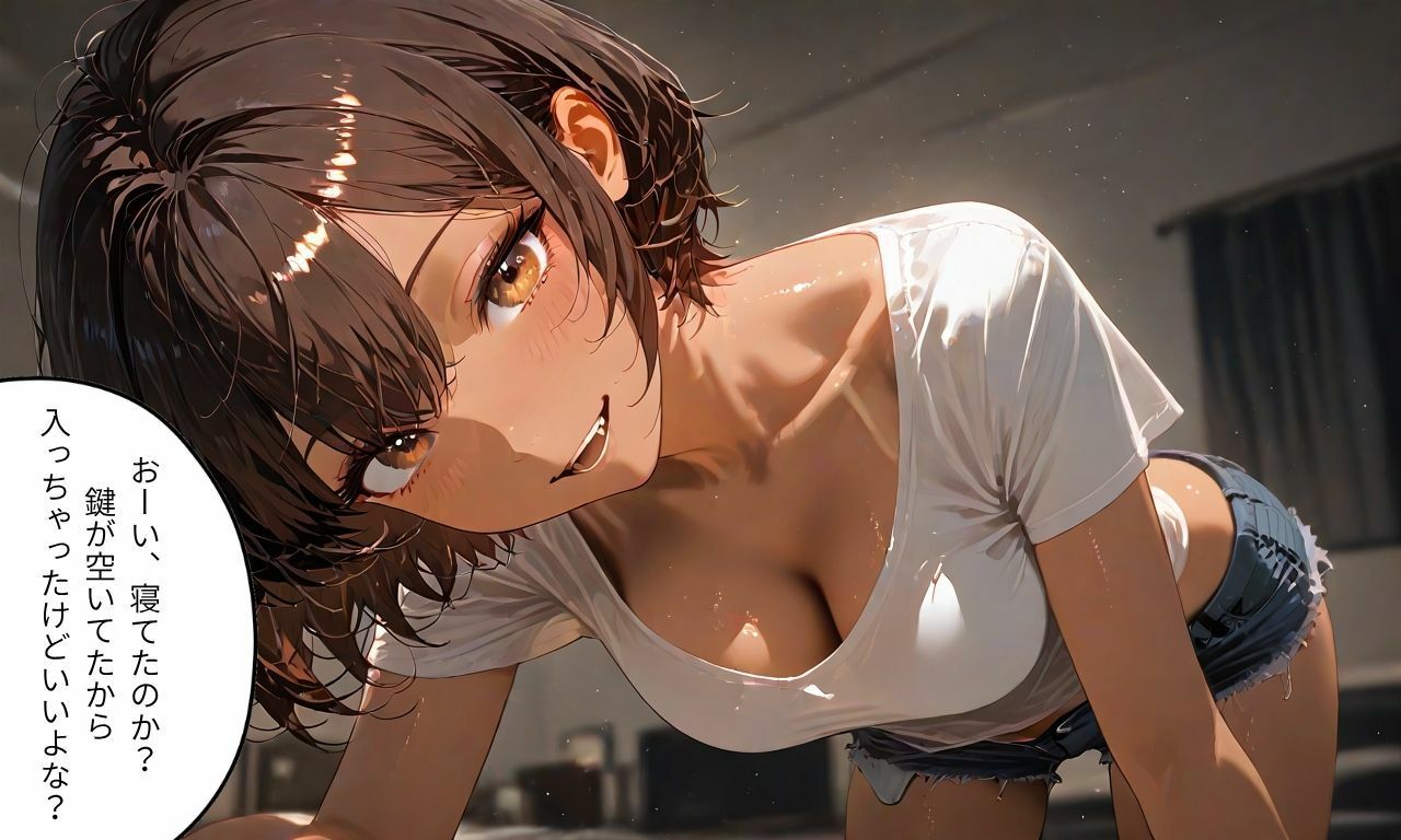 私にゲームで勝てると思ってんの？ 〜褐色ボーイッシュ幼馴染への分からせ罰ゲーム〜 画像1