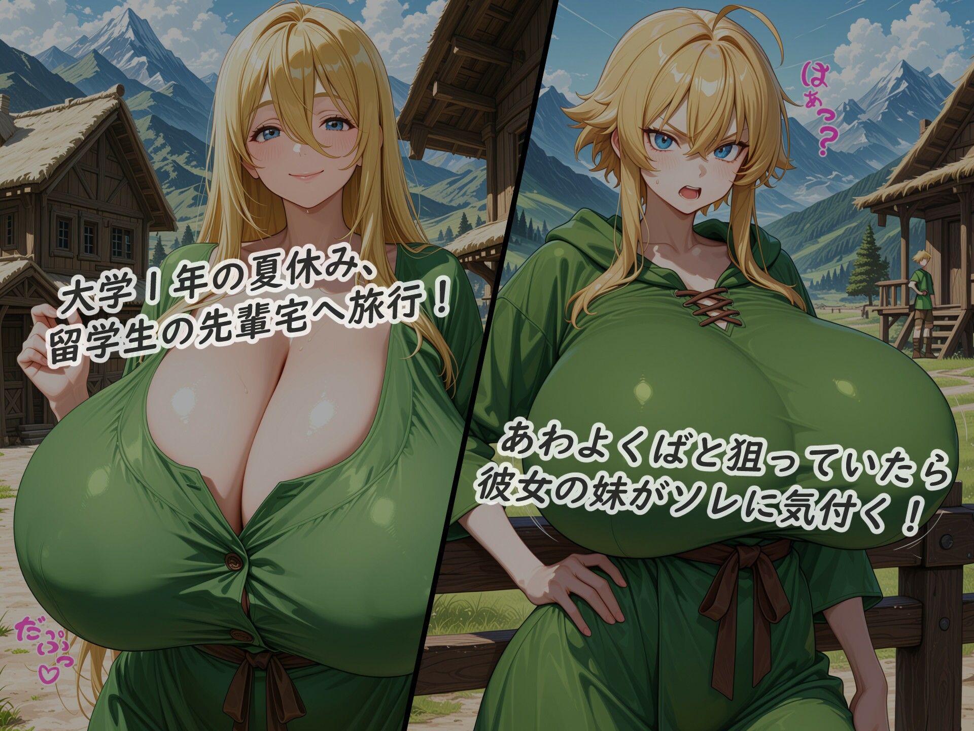 イラストノベル『亡者の溢れる世界で美女姉妹は性家畜に堕ちる』 サンプル1