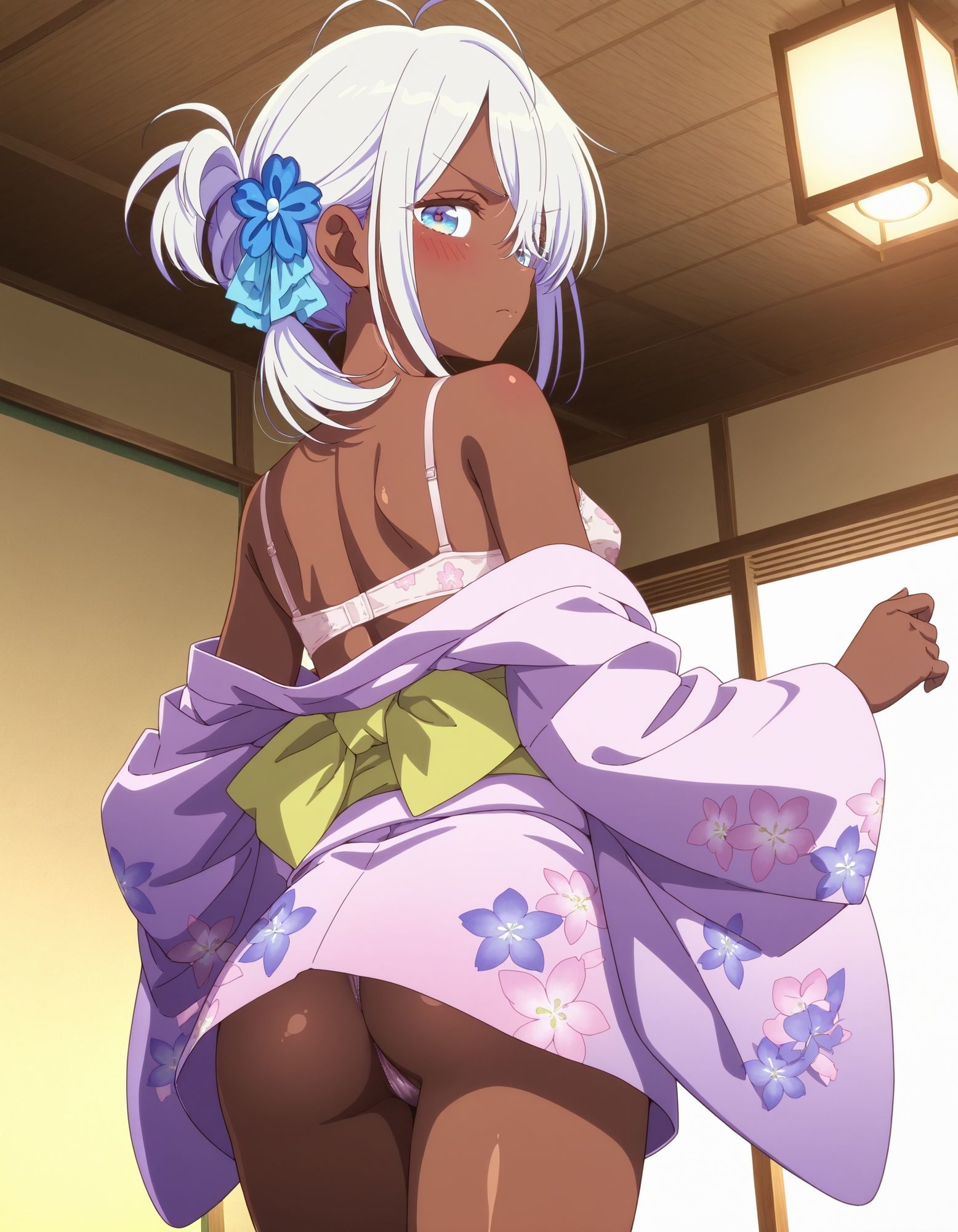 浴衣でパンチラ 画像6