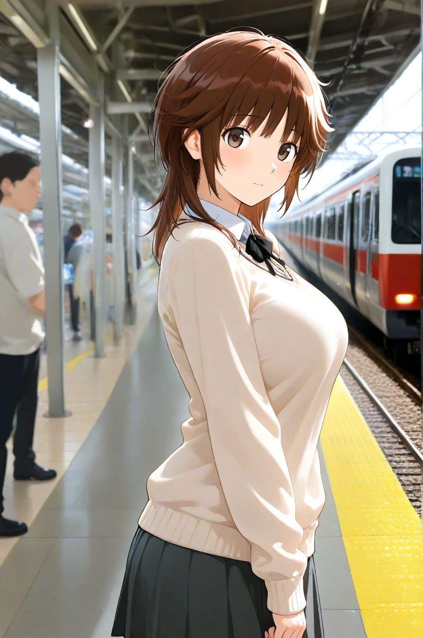 レ●プ専用電車に乗ってしまった梨穂子 前編 画像1