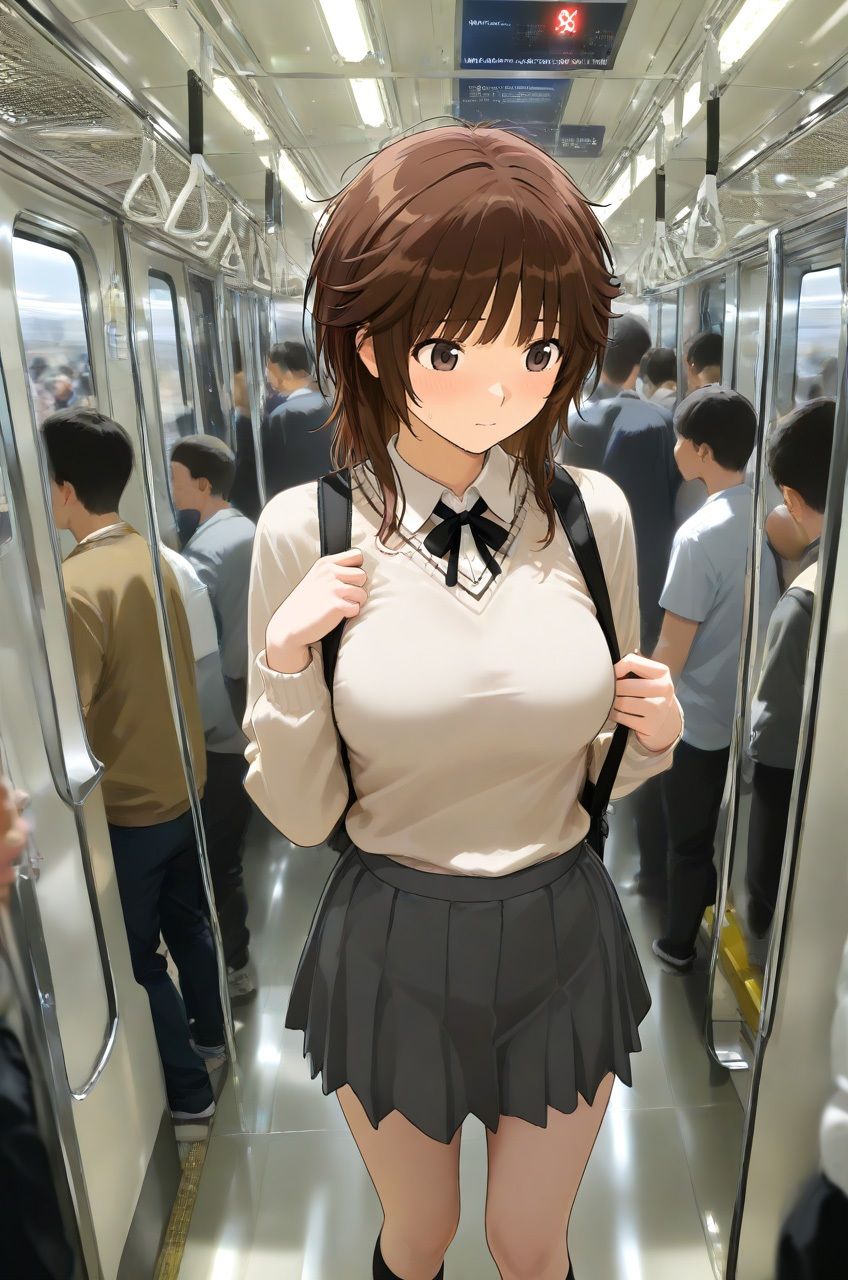 レ●プ専用電車に乗ってしまった梨穂子 前編 画像2