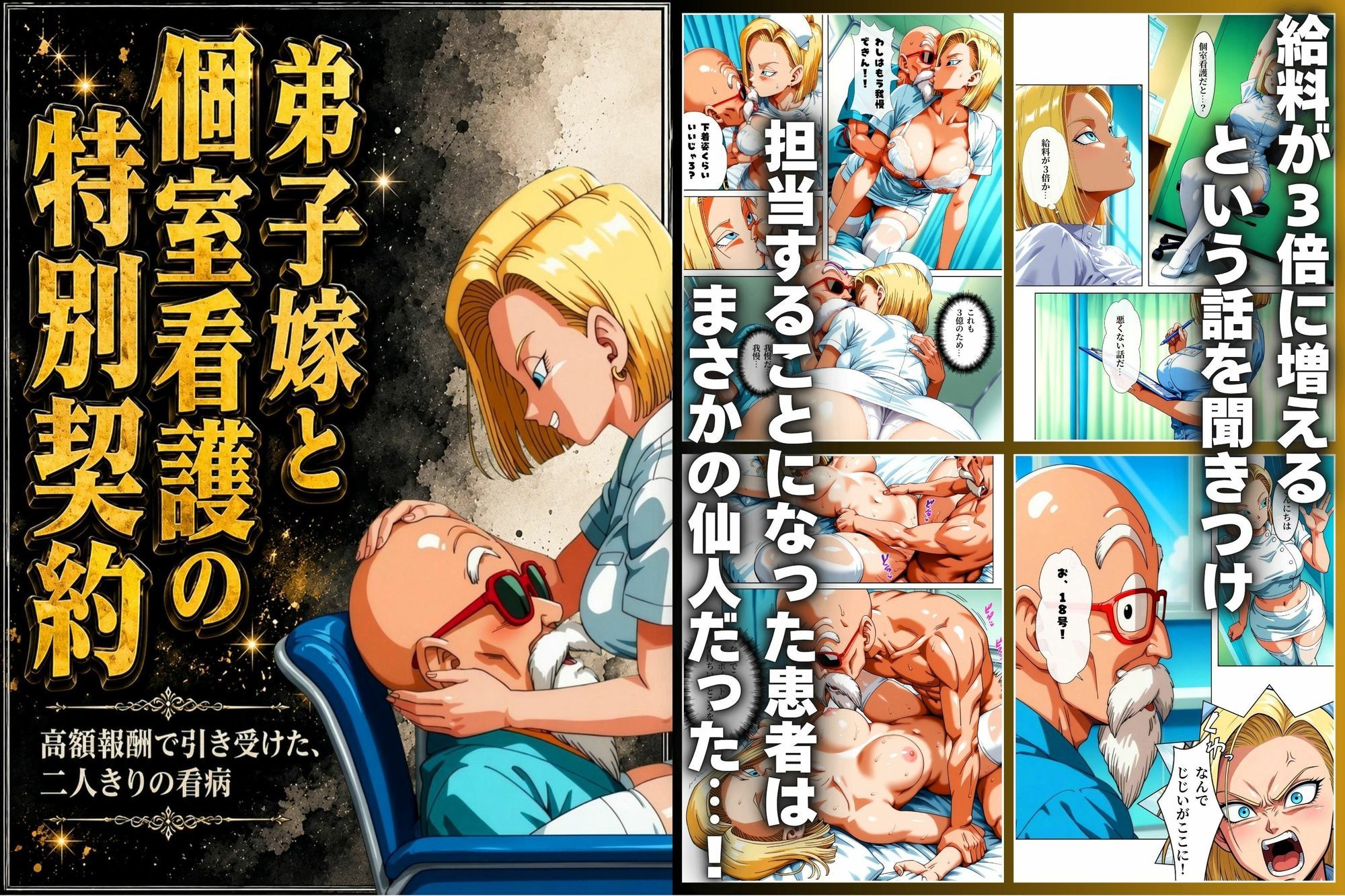 スケベ仙人 病院＆ナイトプールで亀覚醒 画像2