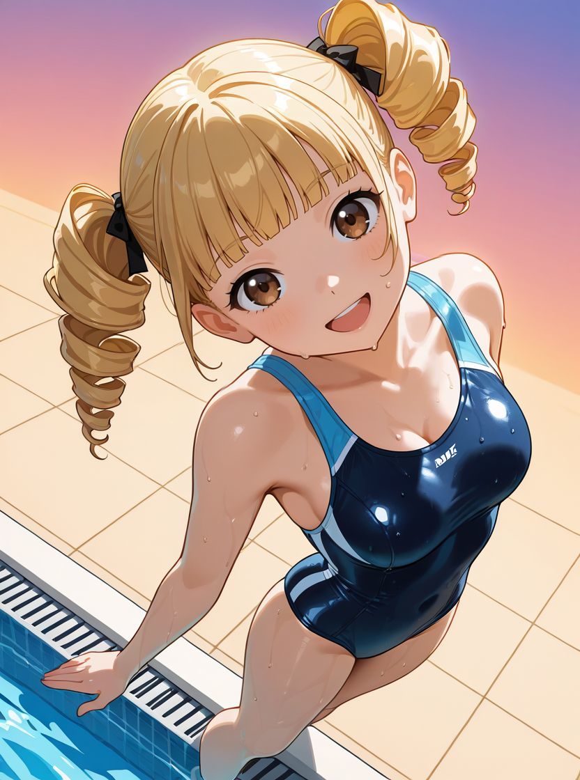 水着女子コレクション  プール編  CG集109枚 画像2