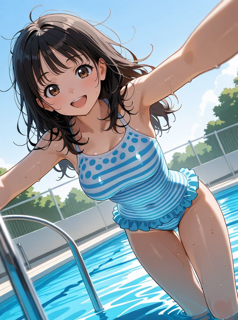 水着女子コレクション  プール編  CG集109枚 画像3