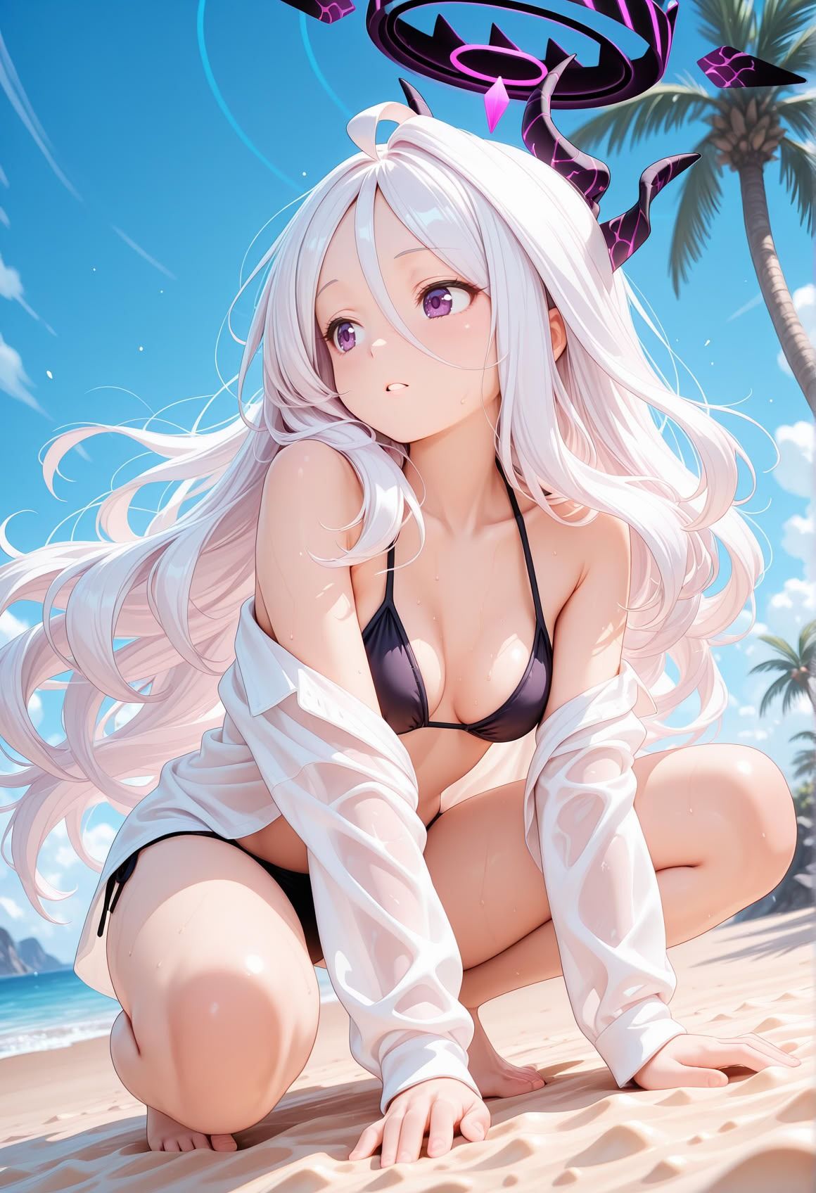 催● 渚物語 〜ブル〇カ 空崎〇ナ 水着ビキニ編〜 海水浴で賑わう常夏のビーチ、そして蘇るあの日の悪夢1