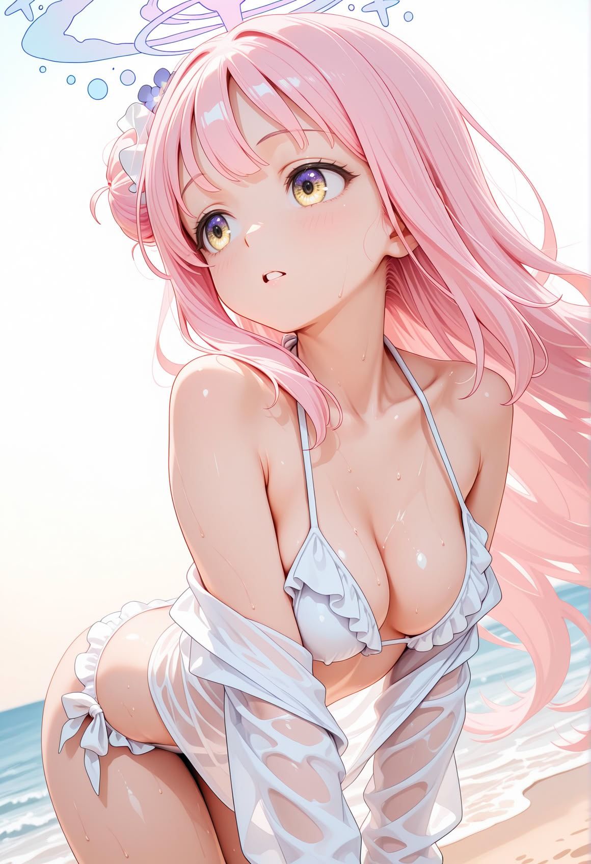 催● 渚物語 〜ブル〇カ 聖園〇カ 水着ビキニ編〜 海水浴で賑わう常夏のビーチ、そして蘇るあの日の悪夢 画像1
