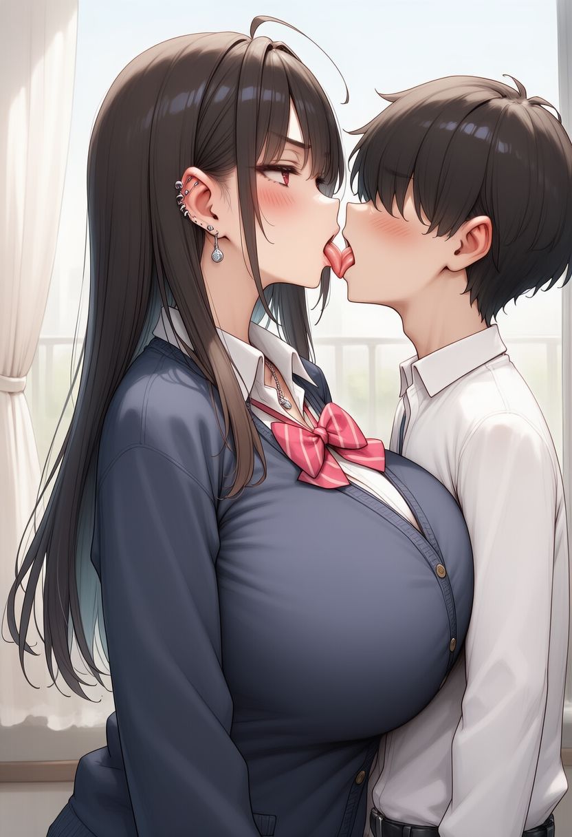 エロい身体の不良クラスメートとsexして妊娠させて出産させてを2回 画像5