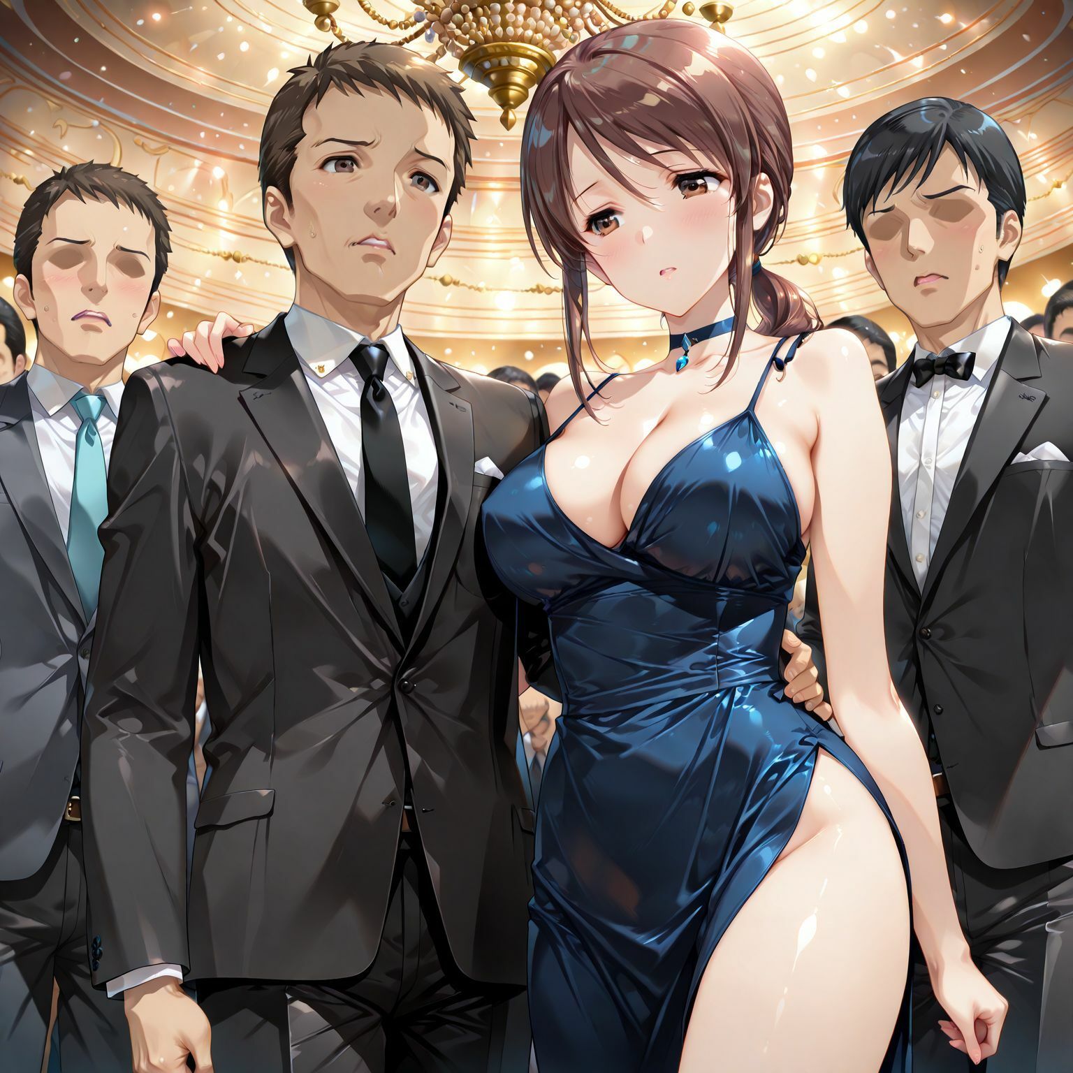 パーティー会場で犯●れた女性 画像1