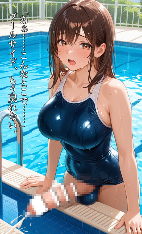 ヌキ殺しニューハーフお姉さん詰め合わせ〜スク水に濡れて、感じて〜 画像2