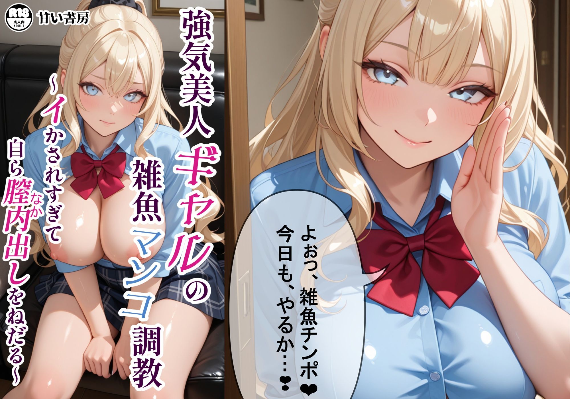 強気美人ギャルの雑魚マンコ調教 〜イかされすぎて自ら中出しをねだる〜 画像1