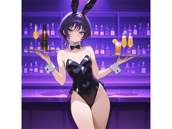 紫ショートちゃんの秘密のコスプレ撮影会 〜バニー・レースクイーン・巫女・ナース〜【R18 AI CG集】