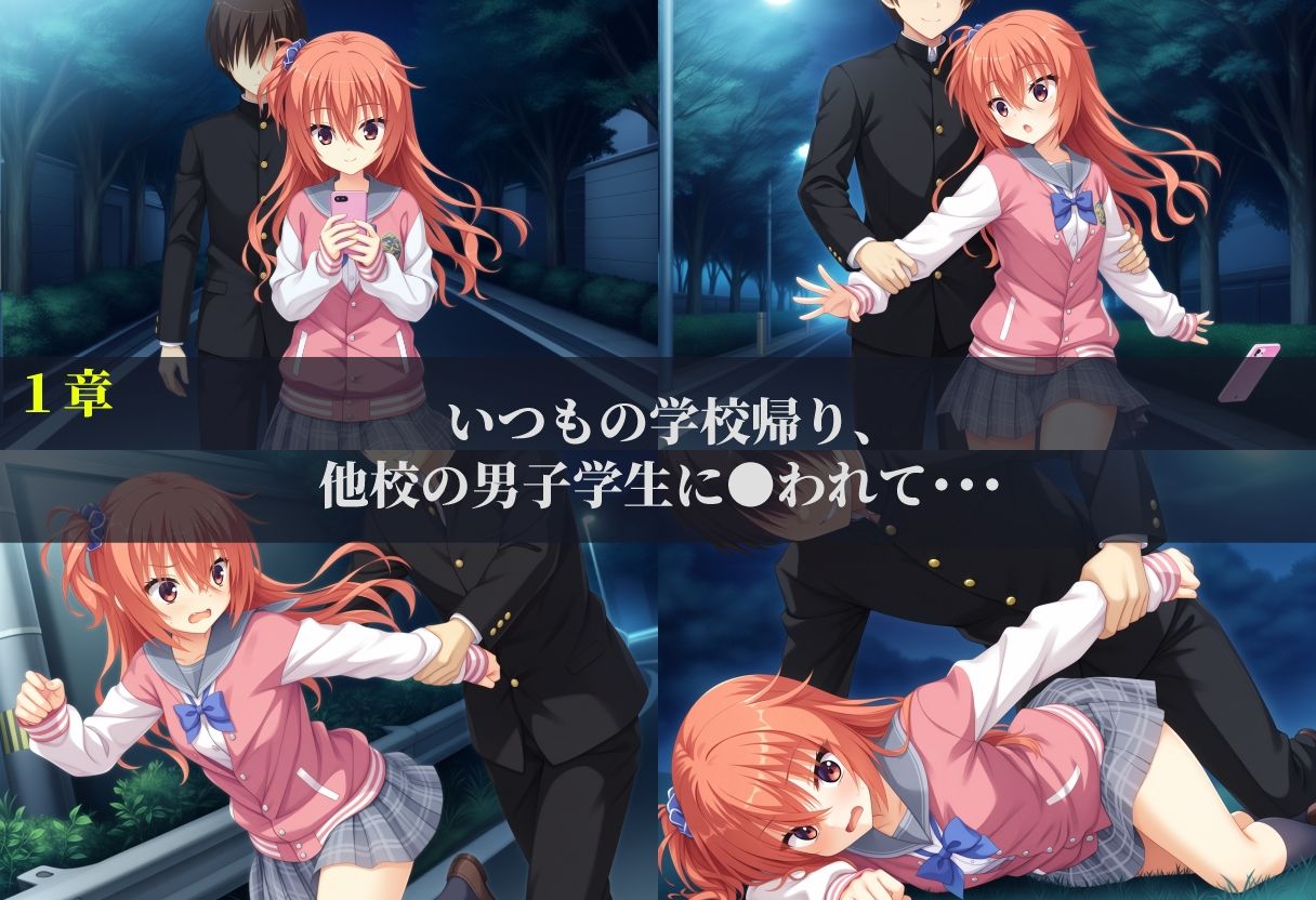 学校帰りに狙われたギャル 画像1
