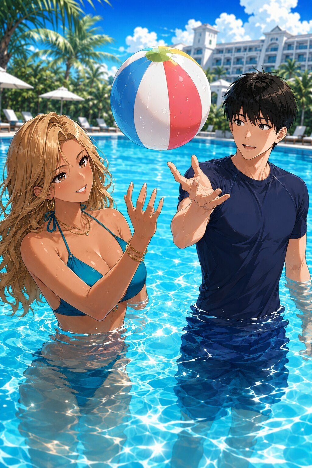30歳の彼女と二人きり。夏のリゾート旅行 画像4