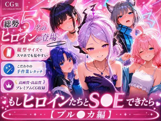 もしヒロインたちとS●Xできたら【ブル●カ編】の表紙