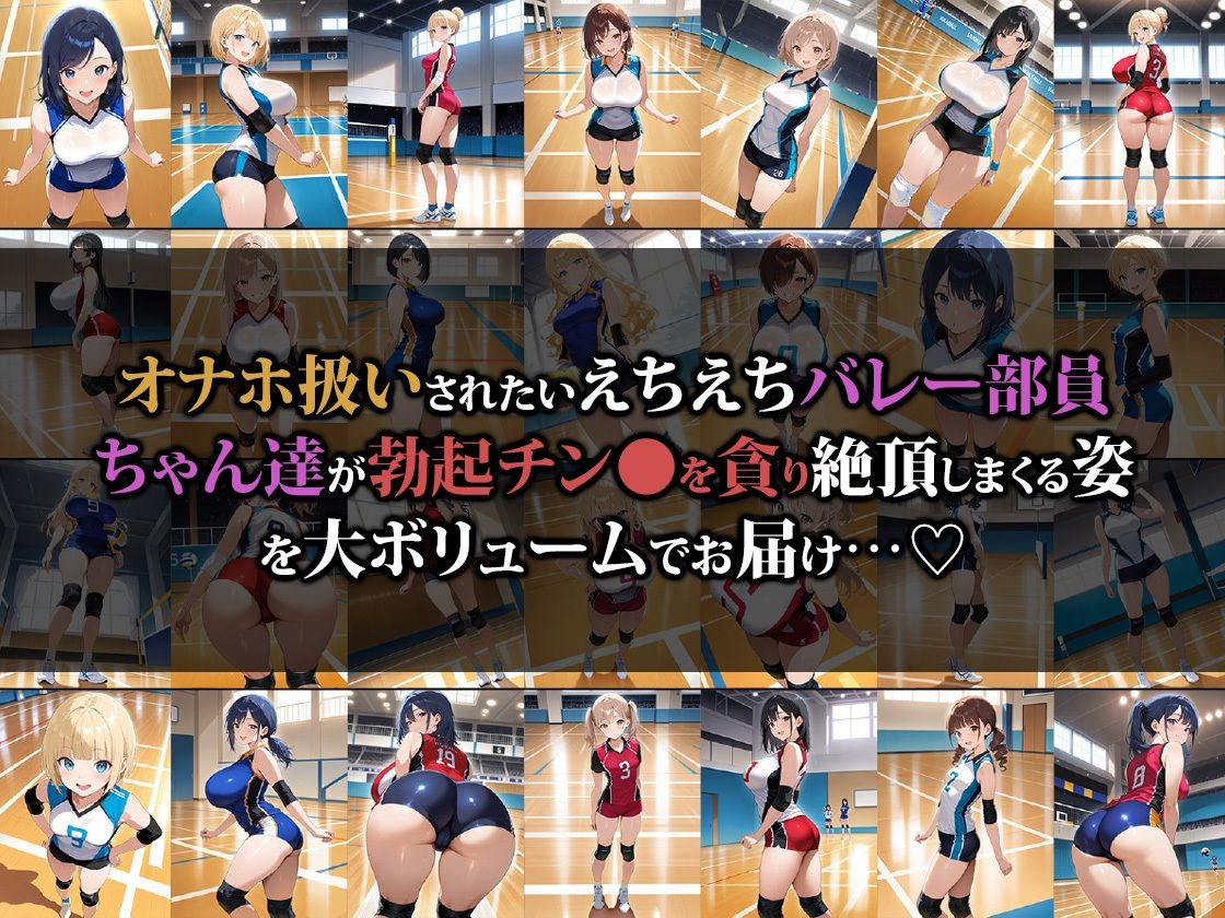 えっちなバレー部娘はオナホ扱いされたい2 画像1
