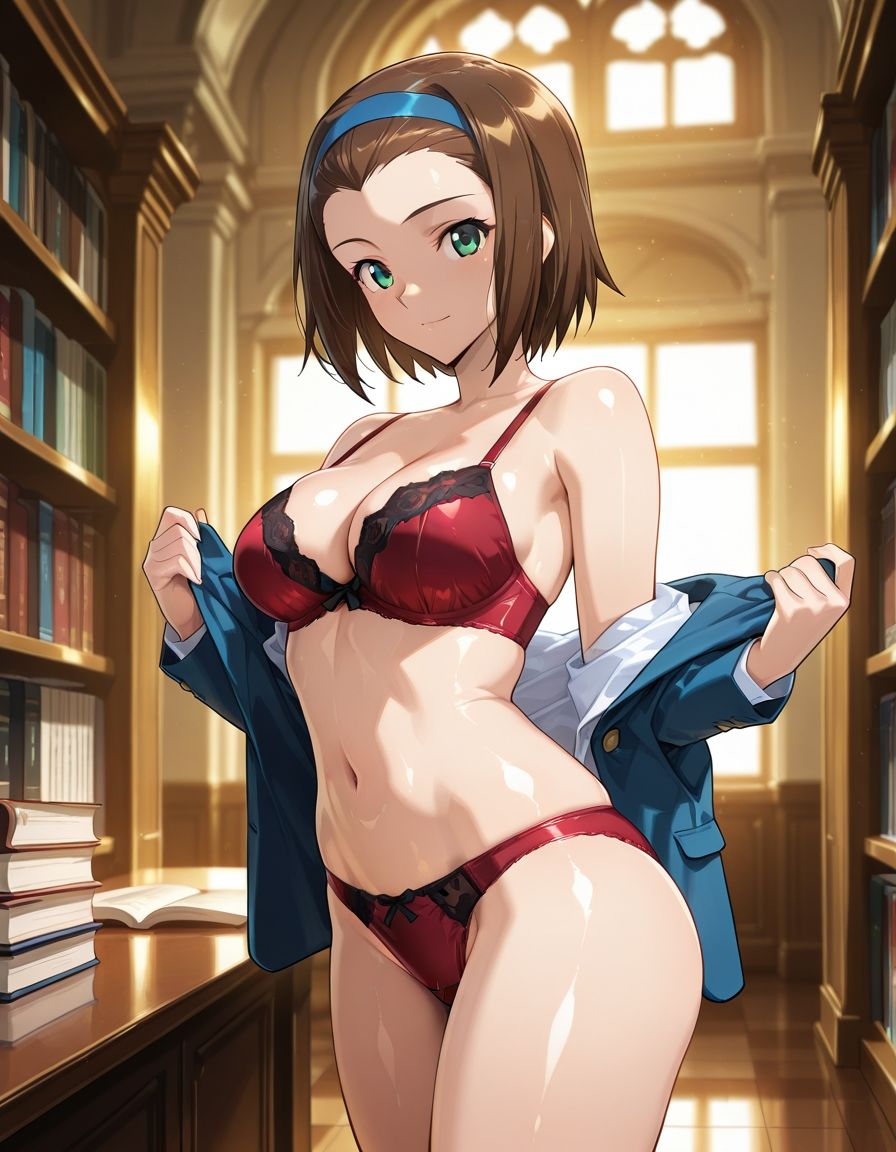 気が強くて、金持ち同級生の鈴◯園子と図書館で一緒に勉強してたら。。。3