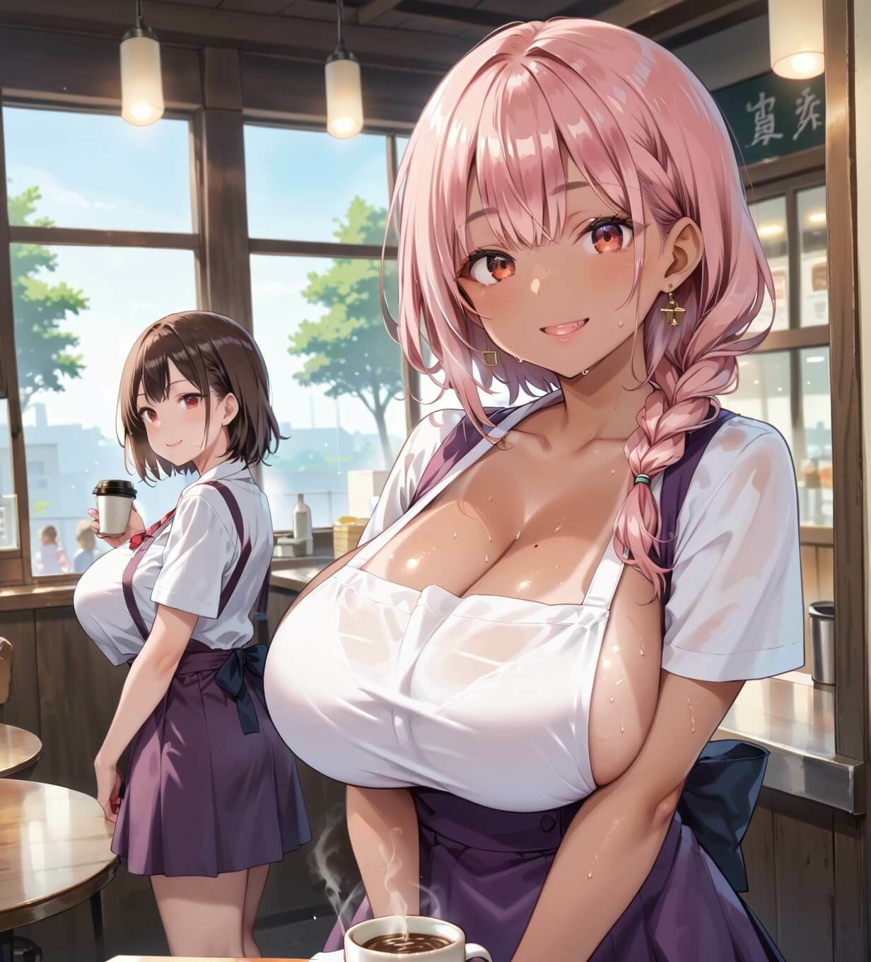 超絶ギャルカフェ！最高すぎて無理3ww 470枚 画像1