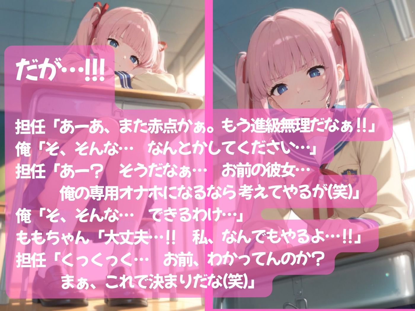 純粋無垢な俺の彼女が担任教師のオナホになった件 画像3
