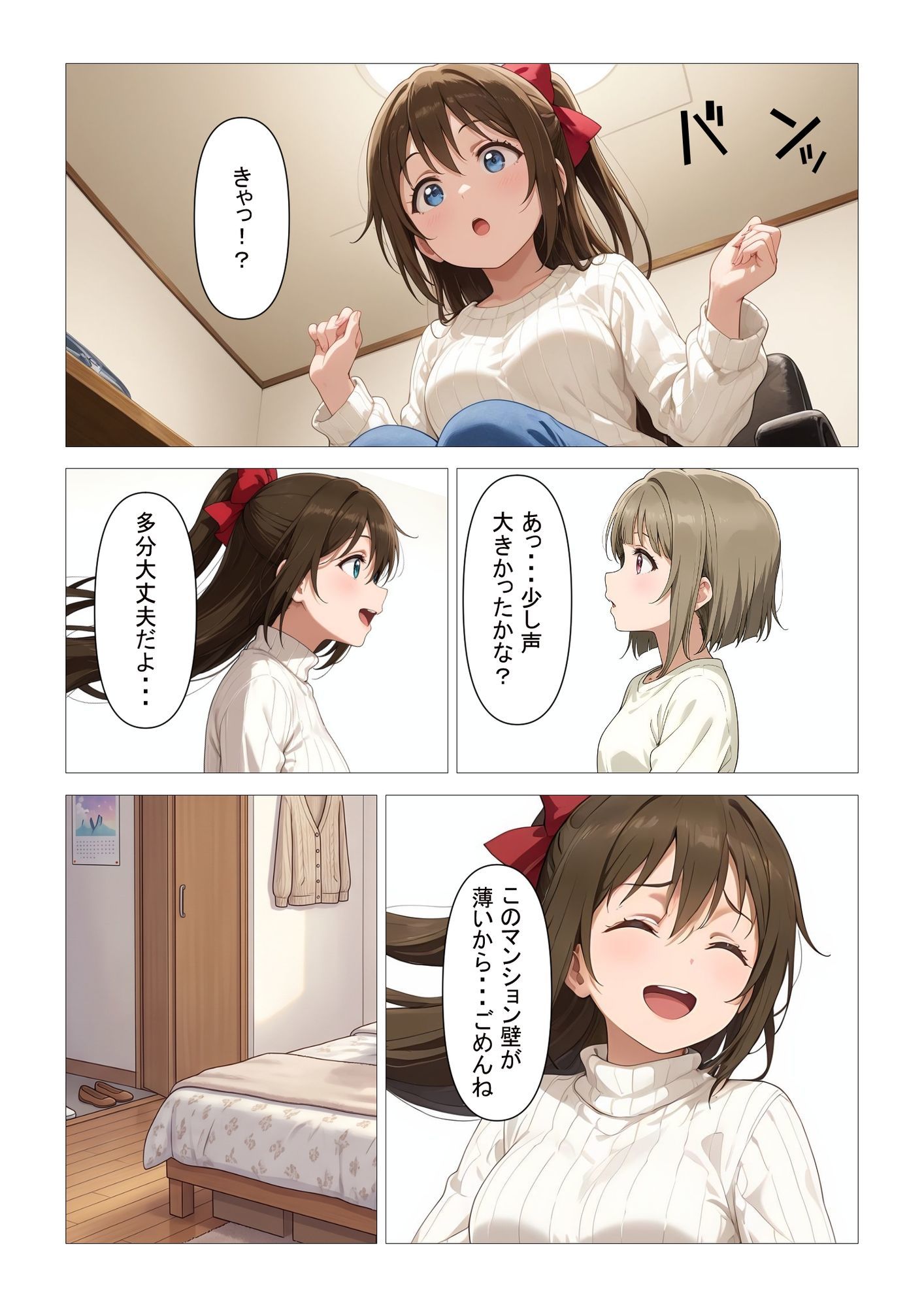 【逆NTR】彼女とはデキない僕を、隣の巨乳お姉さん、彼方さんが‘誘い受け’で全部シてくれる話 画像8