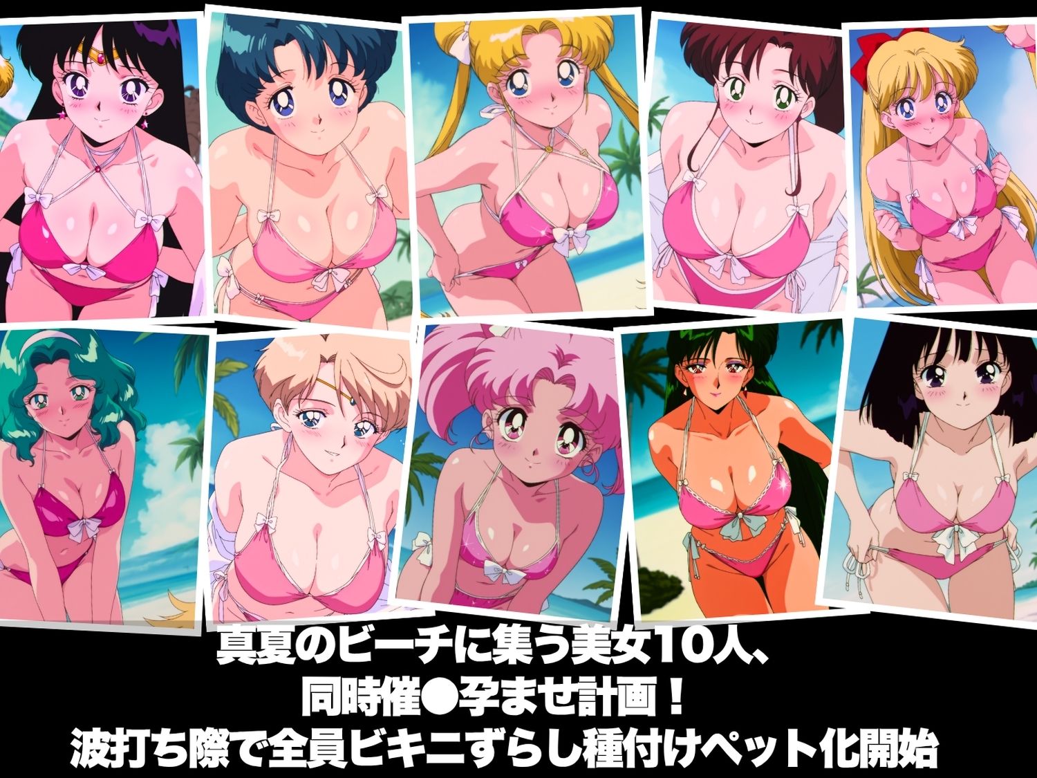 真夏の海辺で堕ちて 〜おじさんの虜になって妊娠するまで〜 セ●ラームーン編1