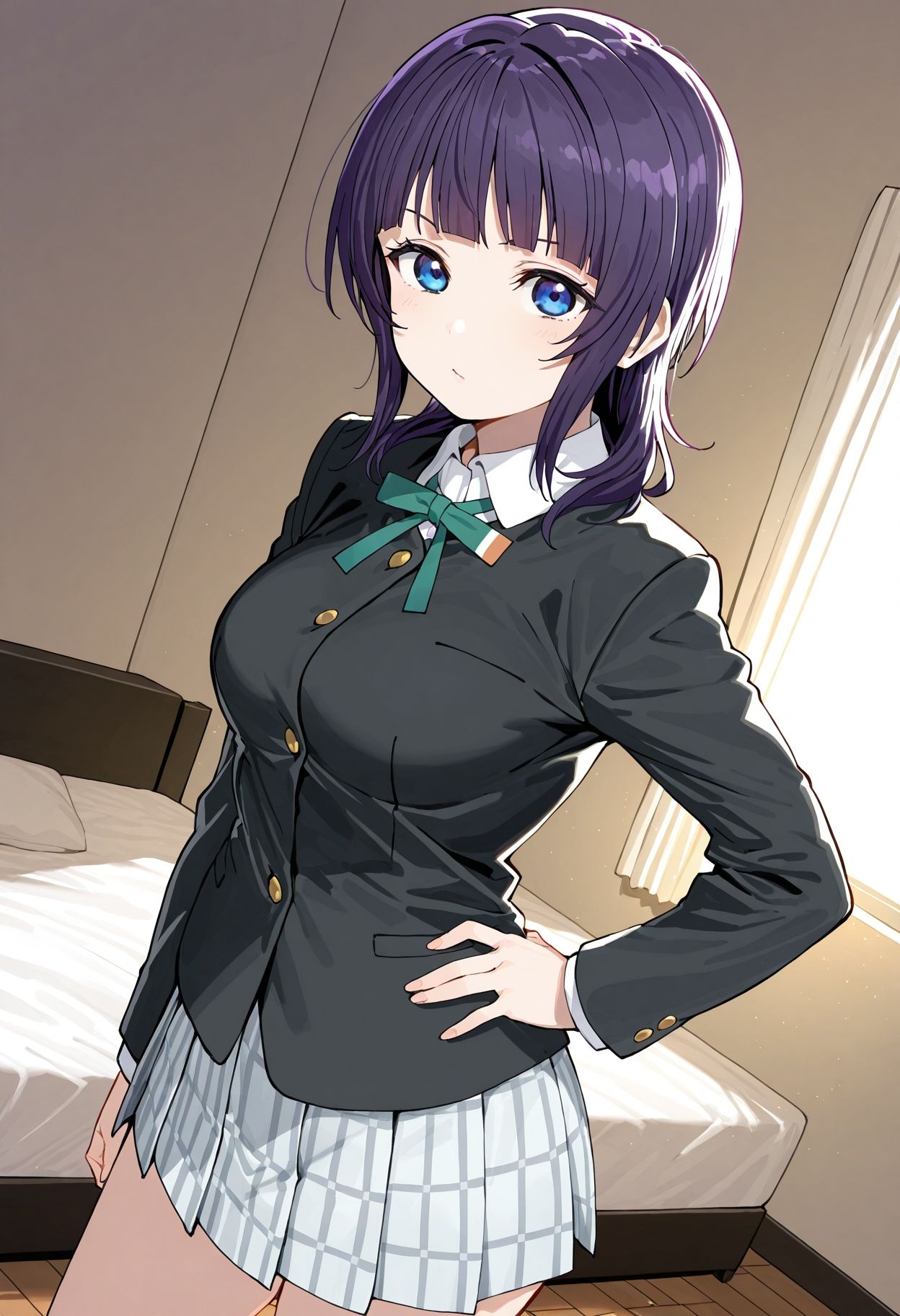 ラブライ◯！ 朝◯果林 エロCG集 画像1