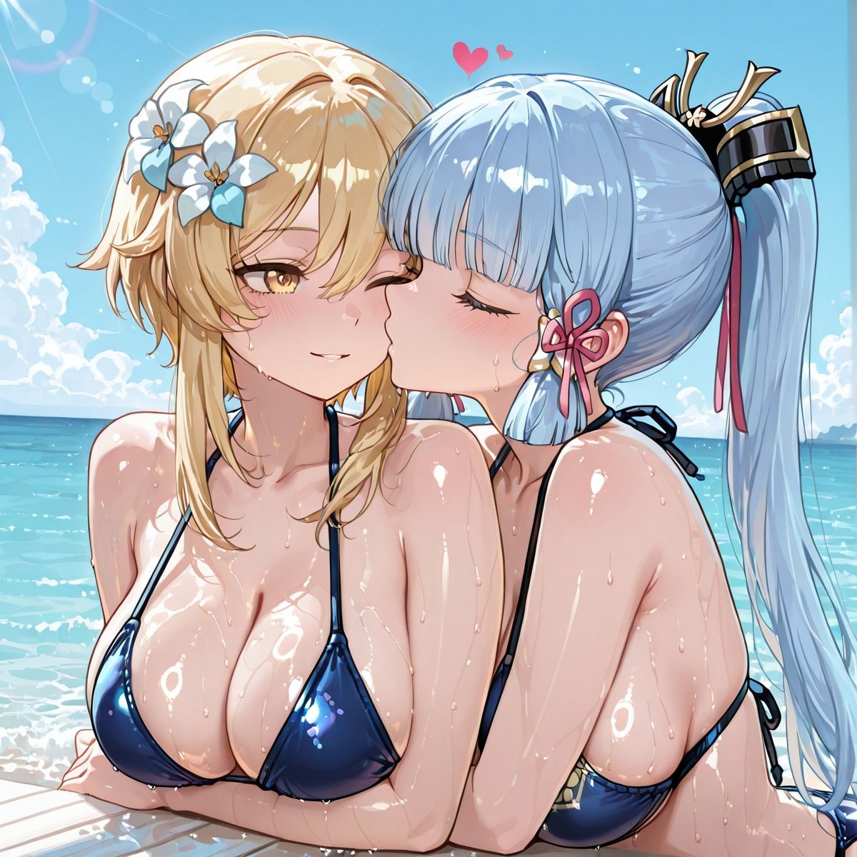 ほ〇る×綾〇 ふたなり百合CG集2 画像1