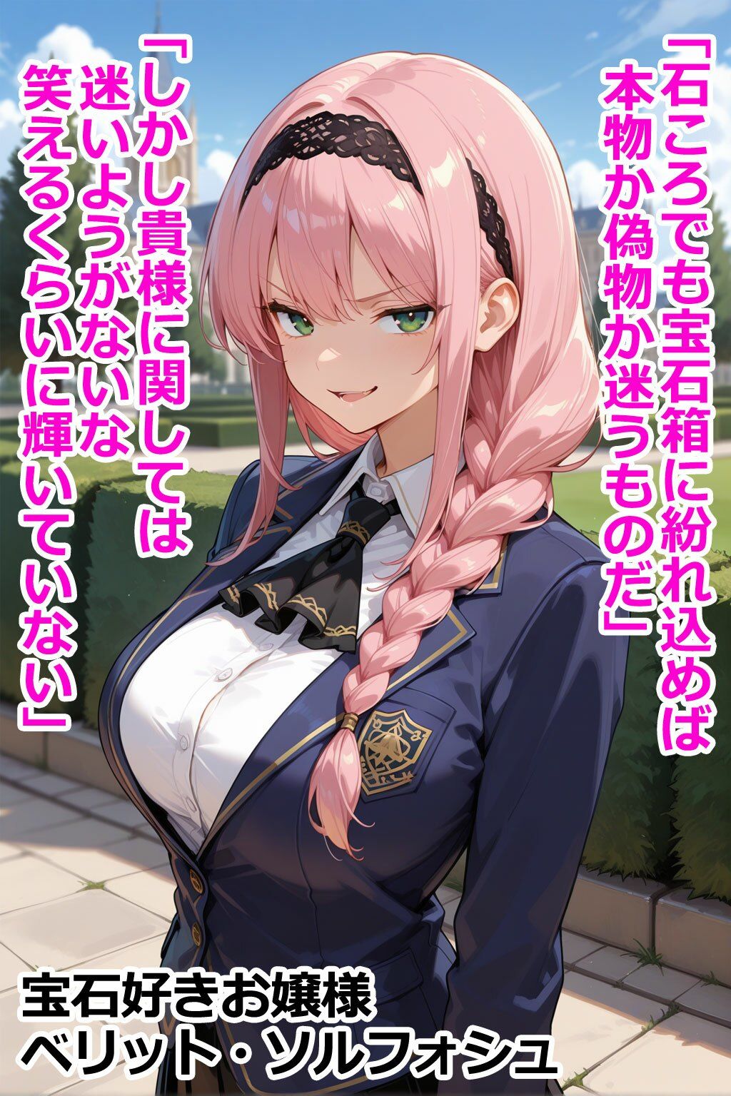 【無料エロ漫画】d_808797 巨乳お嬢様編2 即堕ち3コマ(今日はもう寝る)