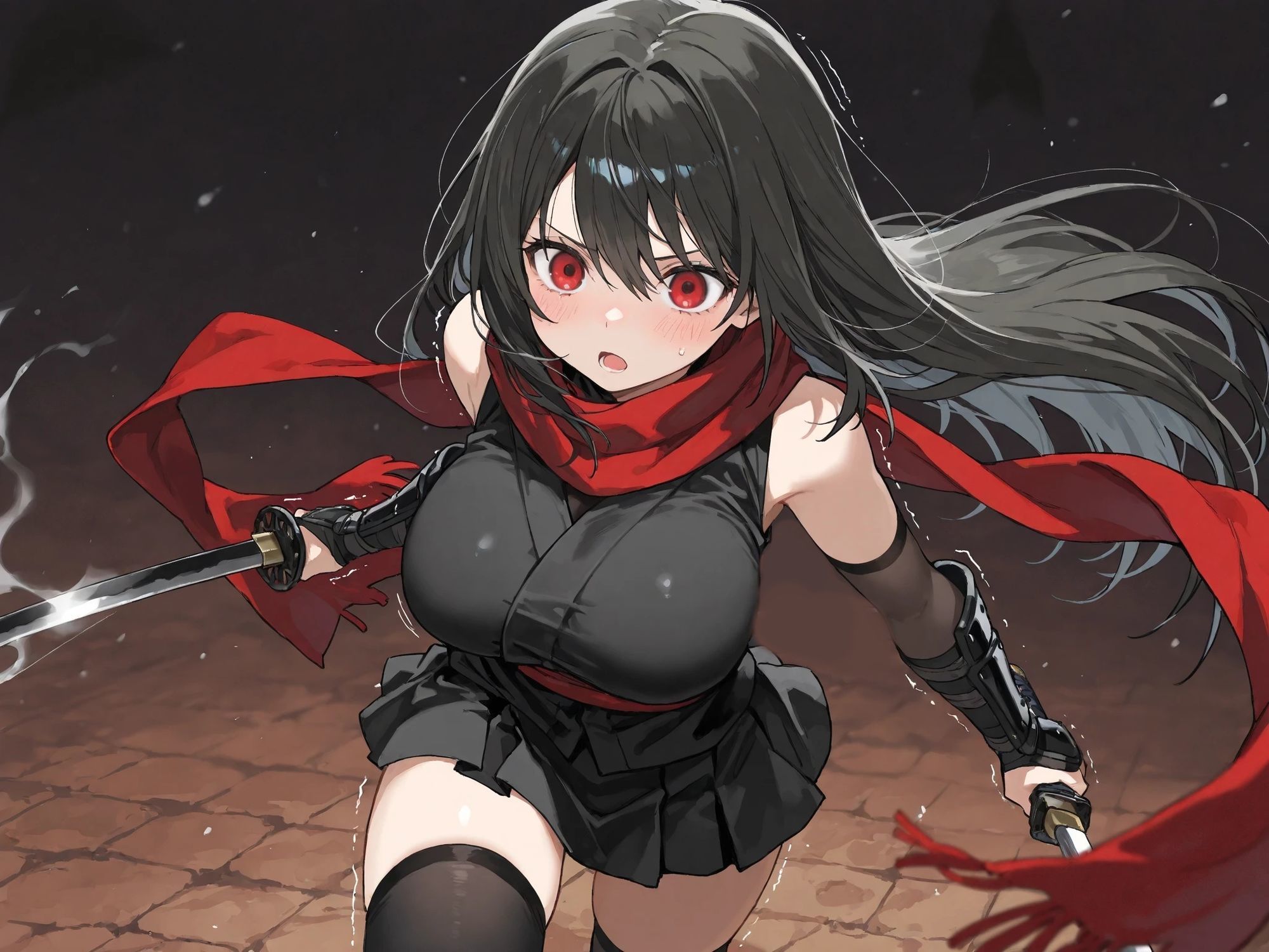 忍者少女イツキ  崩れていくくノ一 画像1