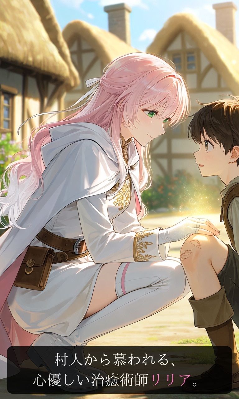 【ストーリー×イラスト｜ストーリー版】ミスティック・ブルーム-心優しい治癒術師、魔花に呼吸を奪われる秘境の花園-【ニーソックス/首絞め/ファンタジー/美少女】 画像2