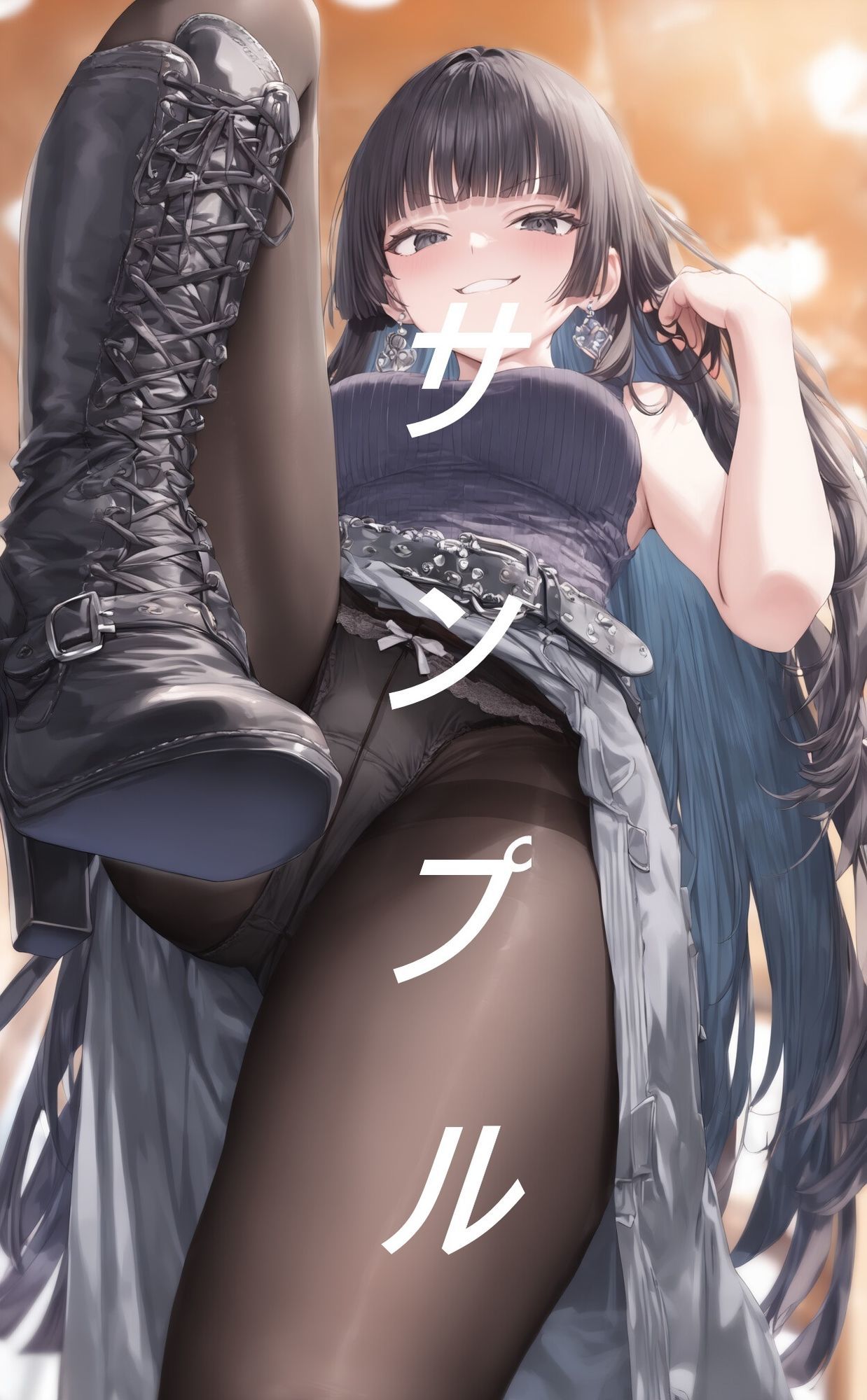 黒ストブーツ踏まれ画集 画像2